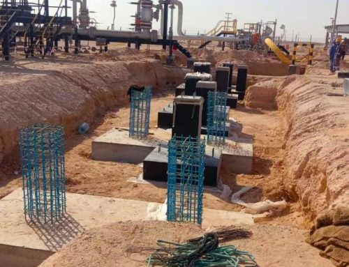 North Gas Compression Plant Pipelines